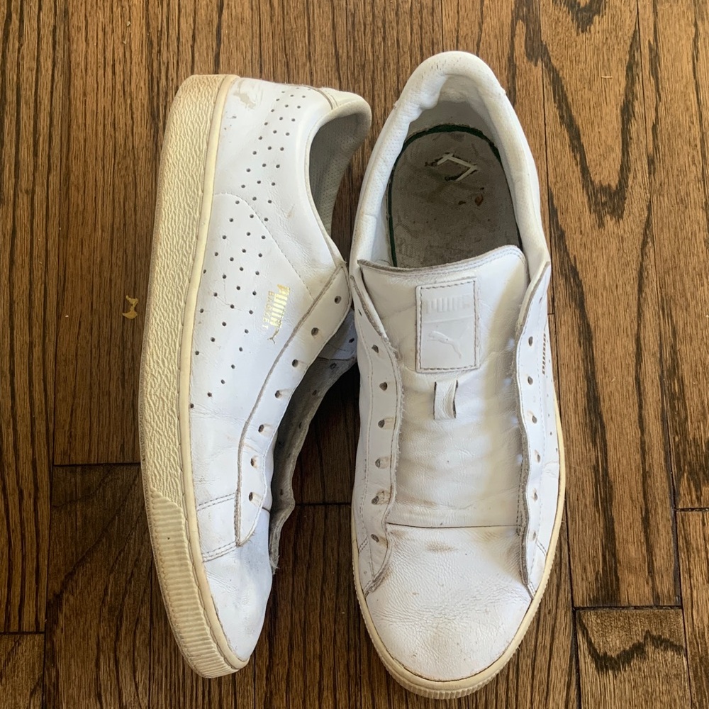 Puma Men's Classic White Sneakers